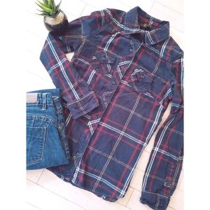 $5•ADD•ON• G21 | Plaid Long Sleeve Button Up